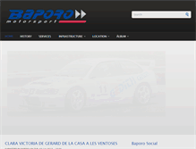 Tablet Screenshot of baporo-motorsport.com